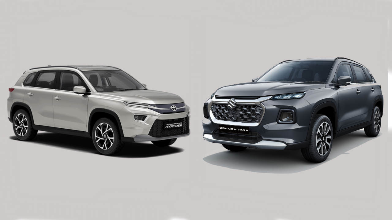Maruti Grand Vitara vs Toyota Hyryder: Which Hybrid SUV Should You Choose?