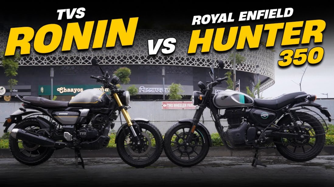 Royal Enfield Hunter 350 vs TVS Ronin Best Retro-Style Bike for City Rides in 2025